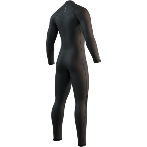 2026 Mystic Heren Brand 3/2mm Borst Ritssluiting Wetsuit 35000.250030 - Black
